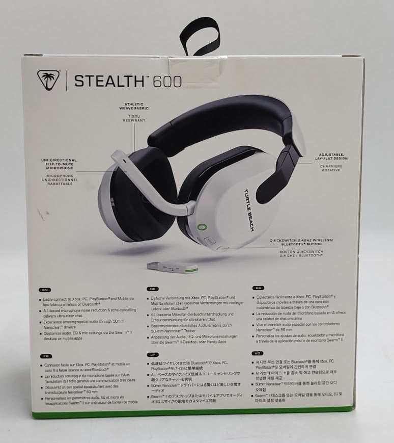 Turtle Beach Stealth 600 Gen 3 Wireless Headset for Xbox - White