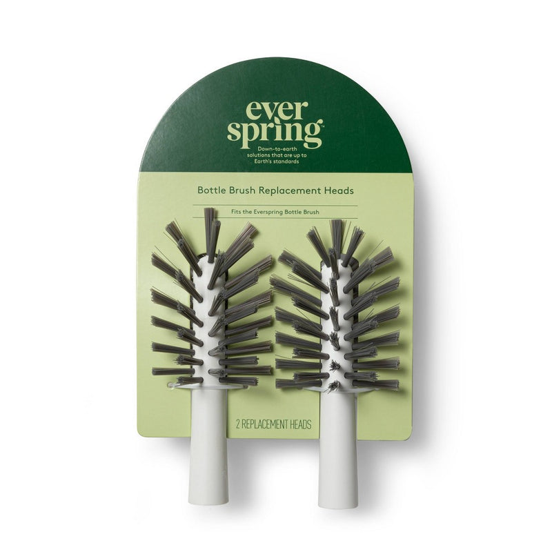 Bottle Brush Replacement Head - 2ct - Everspring