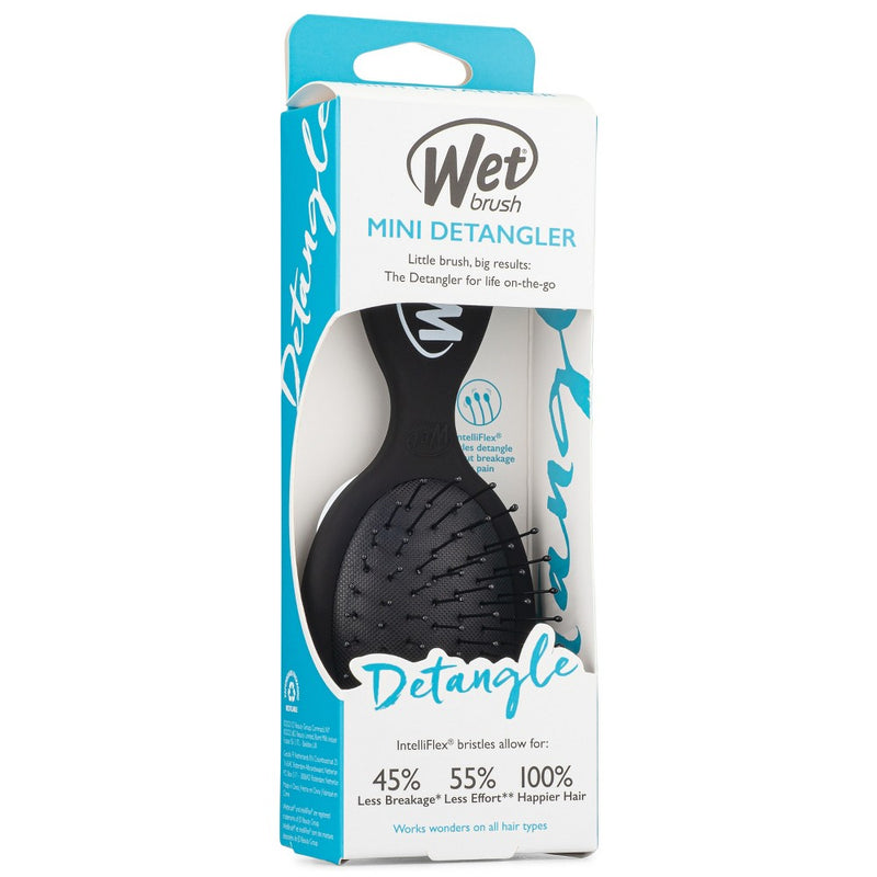 Wet Brush Mini Detangler Hair Brush - Matte Black