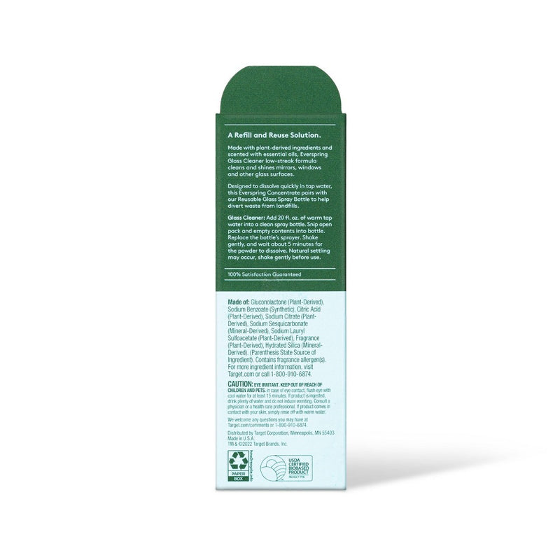 Lavender & Bergamot Glass Cleaner - 0.42oz/2ct - Everspring