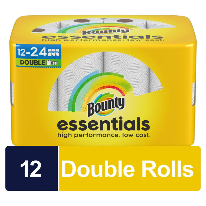 Bounty Essentials Select-A-Size Paper Towels - 12 Double Rolls