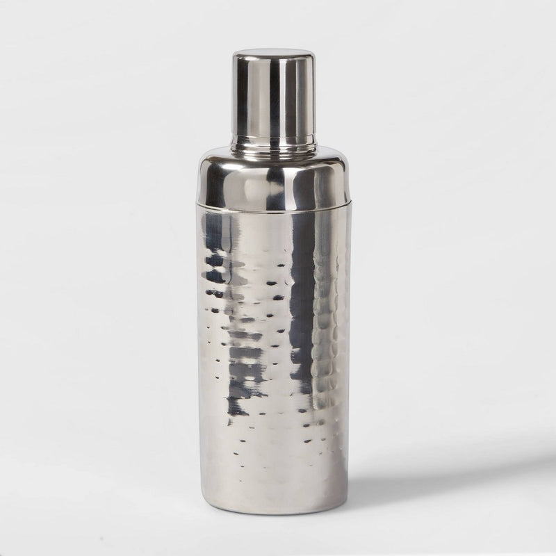 Stainless Steel Hammered Cocktail Shaker - Threshold