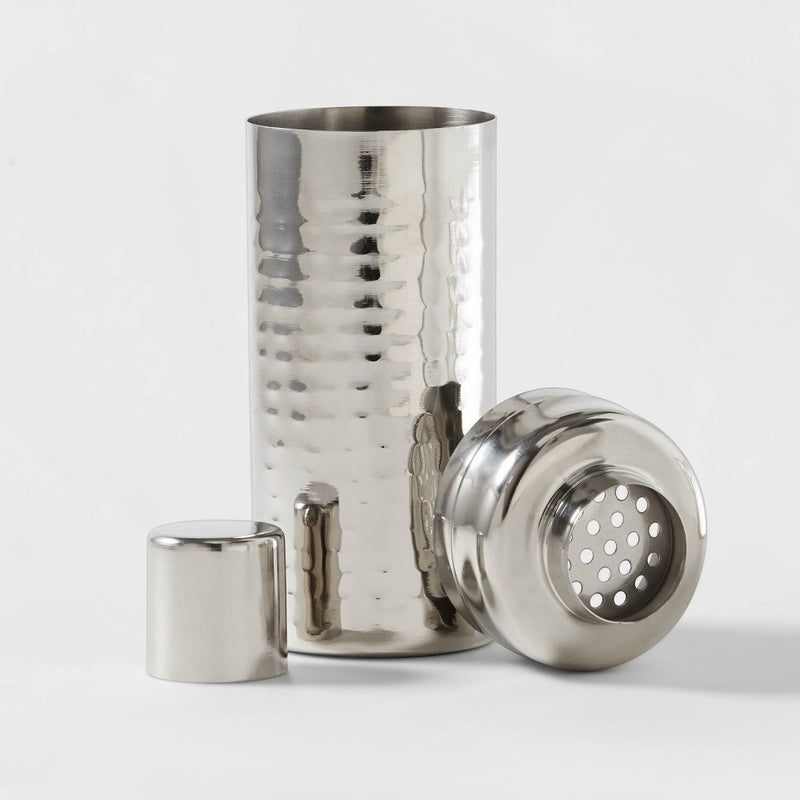 Stainless Steel Hammered Cocktail Shaker - Threshold