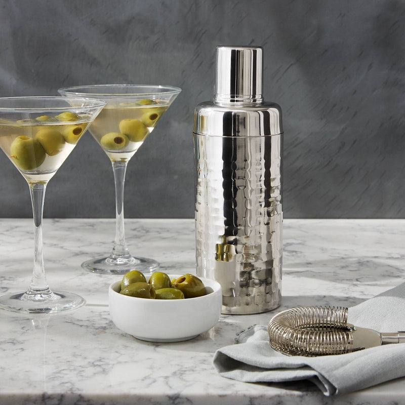 Stainless Steel Hammered Cocktail Shaker - Threshold