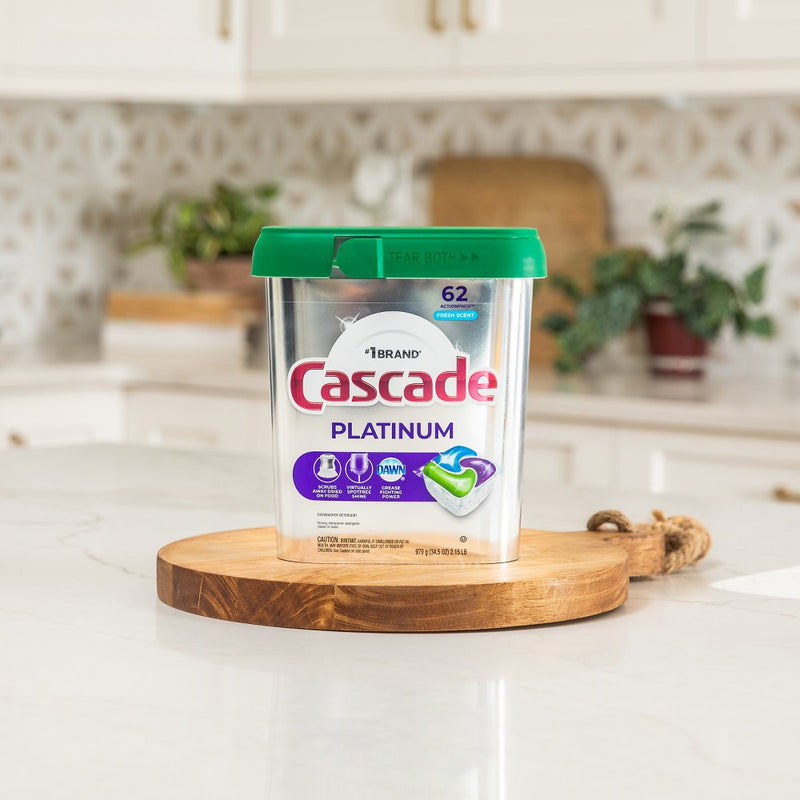 Cascade Fresh Platinum Action Pacs - 74ct