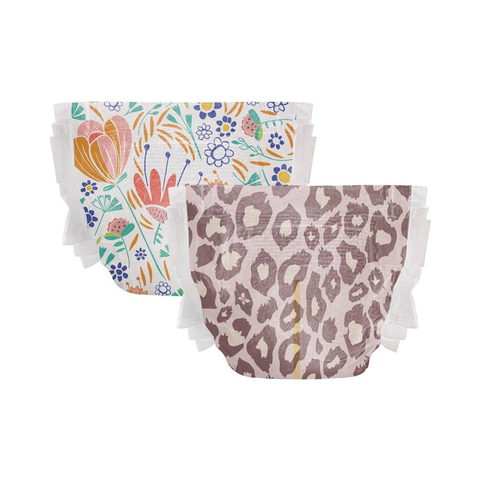 Honest Clean Conscious Disposable Diapers - Flower Power & Wild Thang - Size 3 - 62ct