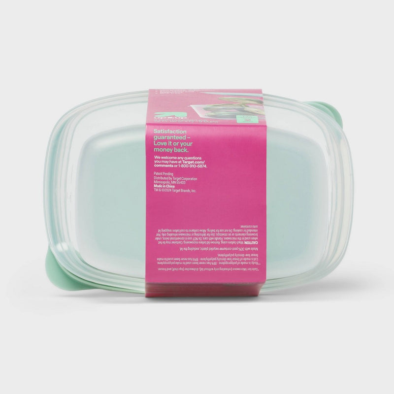 Deep Rectangle Food Storage Containers - 72 fl oz/2ct - up & up