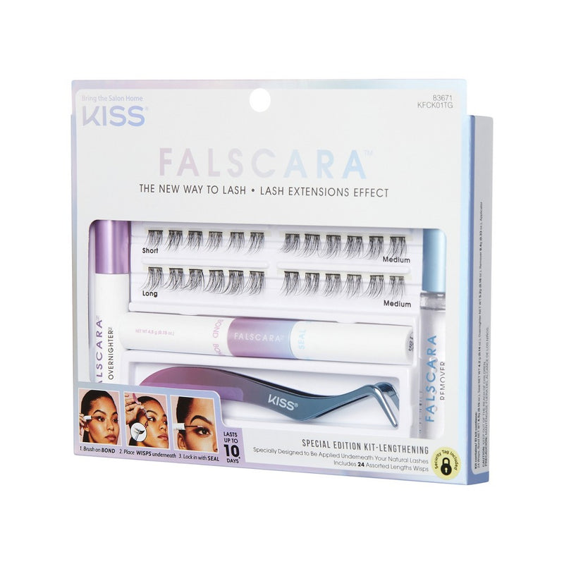 KISS Products Falscara Complete DIY Eyelash Extension Kit - 24ct
