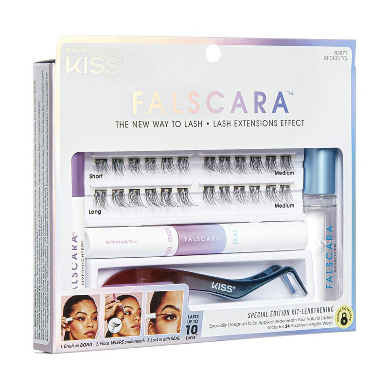 KISS Products Falscara Complete DIY Eyelash Extension Kit - 24ct