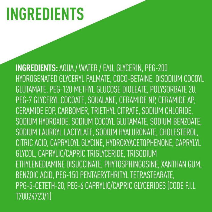 CeraVe Hydrating Foaming Cleansing Oil Face Wash with Squalane Oil, Triglyceride and Hyaluronic Acid For Dry to Very Dry Skin - 12 fl oz