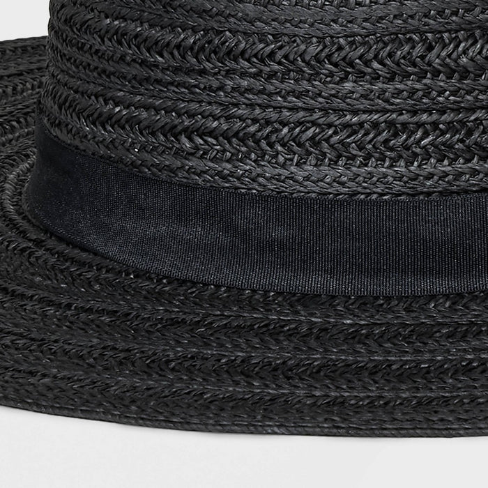 Straw Boater Hat - Universal Thread Black S/M