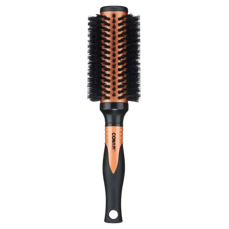 Conair Copper Pro Mixed Boar Bristle Round Hair Brush - Medium Barrel - All Hair