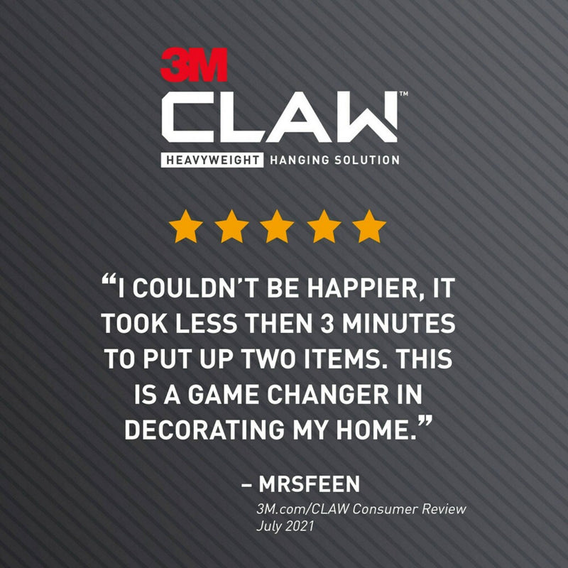 3M Claw 65lbs Drywall Picture Hangers with Spot Markers