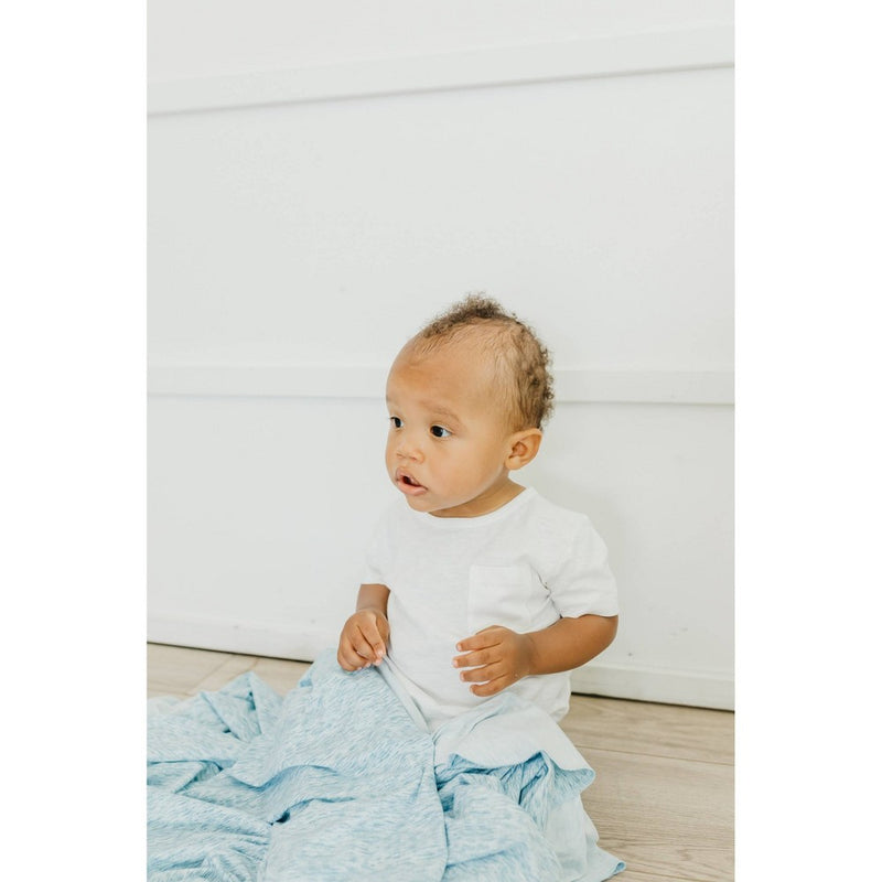 Copper Pearl Noah Knit Swaddle Blanket - Lennon