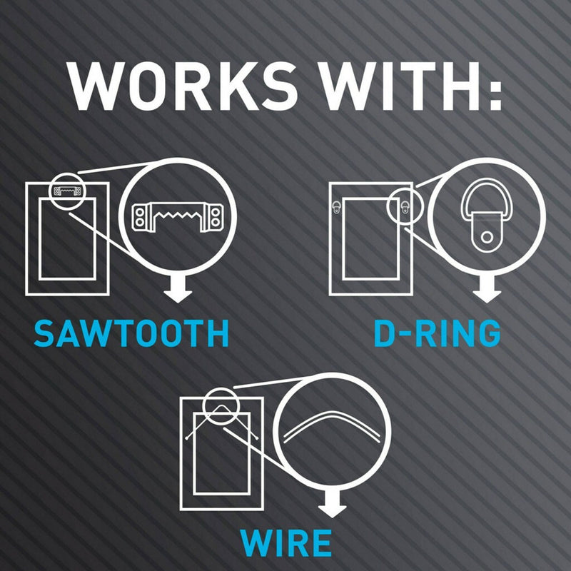 3M Claw 15lbs Drywall Picture Hanger with Temporary Spot Marker 5 Hangers and 5 Markers