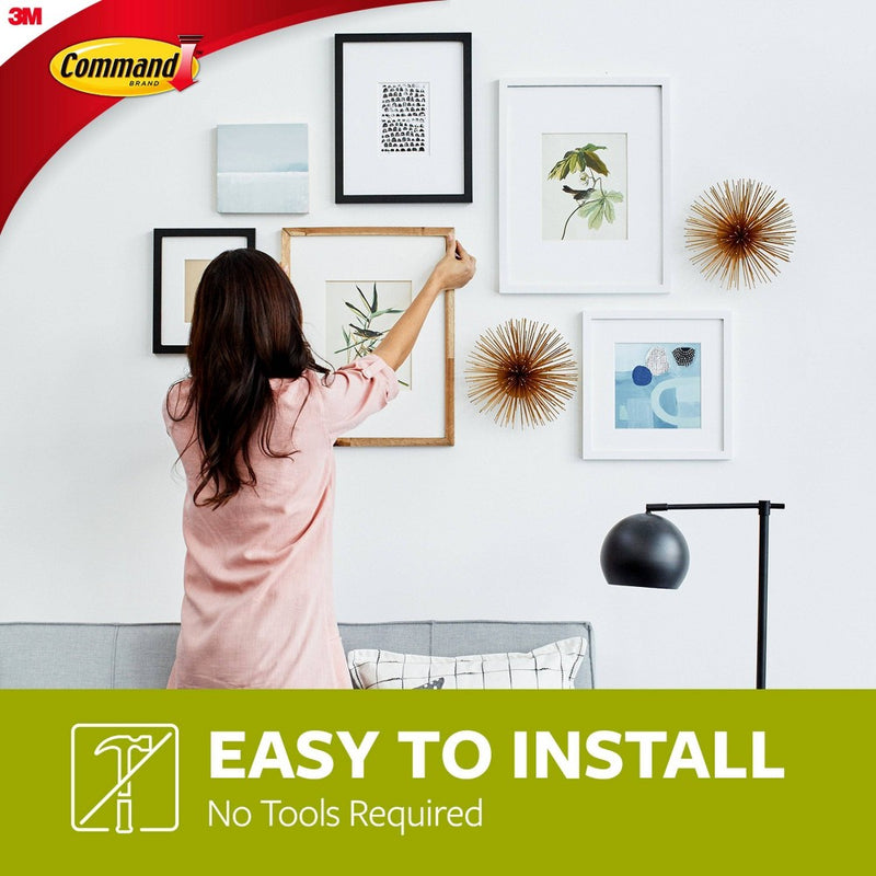 Command Universal Picture Hanger with 3 Hangers 6 Strips and 6 Stabilizer Pairs