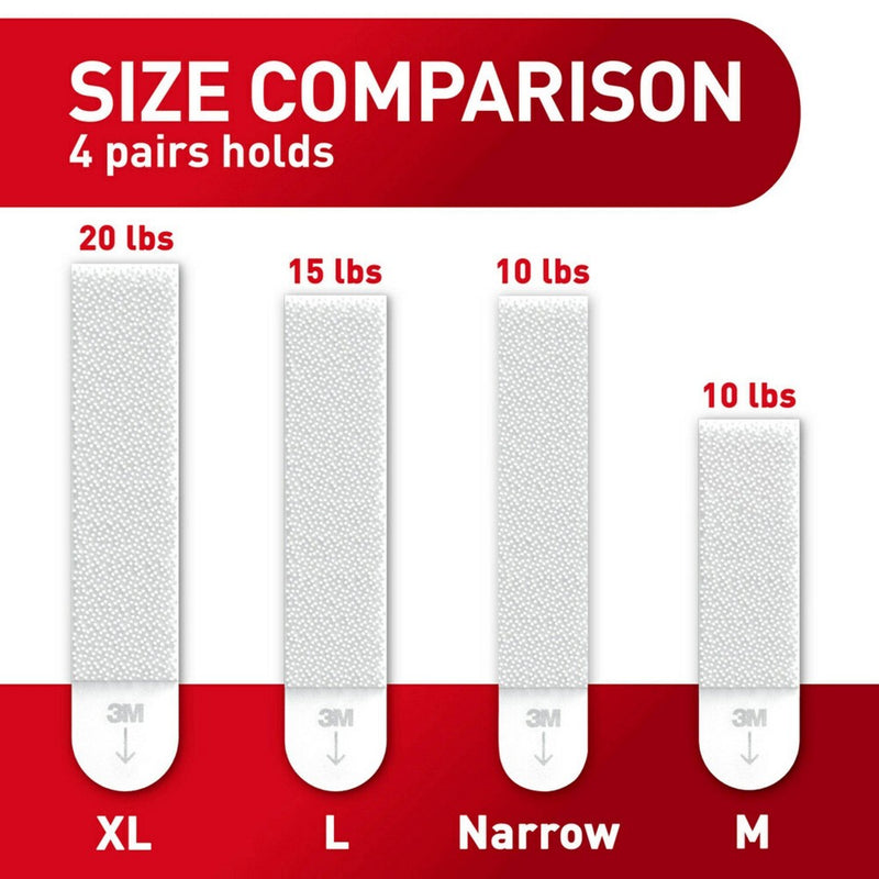 Command 4 Medium and 8 Large Pairs Mounting Adhesives