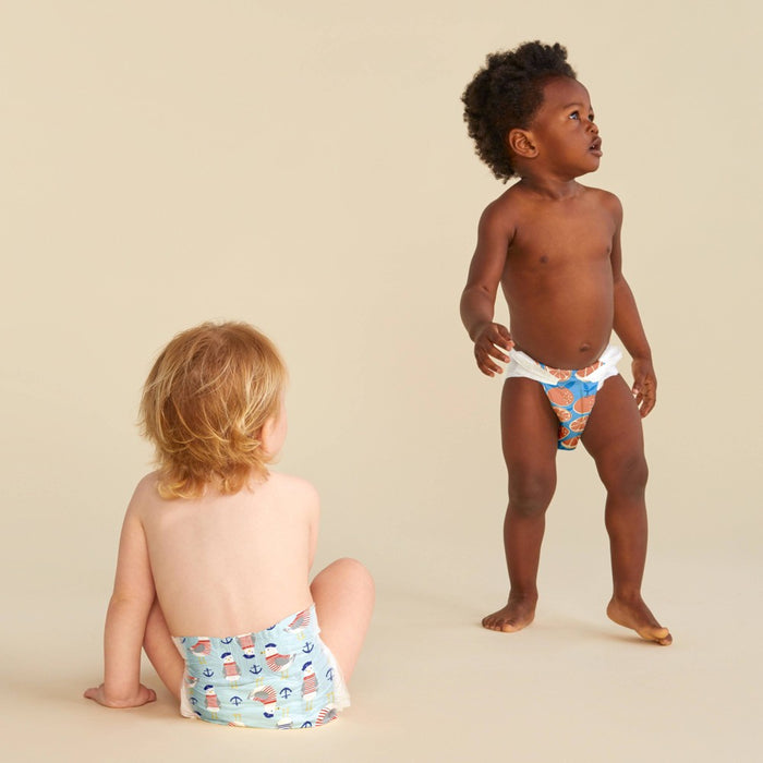 Honest Clean Conscious Disposable Diapers - Feelin' Nauti & Orange You Cute - Size 3 - 62ct