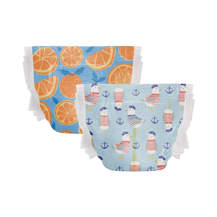 Honest Clean Conscious Disposable Diapers - Feelin' Nauti & Orange You Cute - Size 3 - 62ct