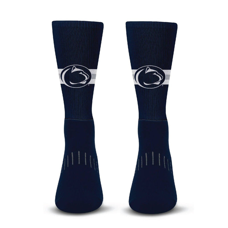 NCAA Penn State Nittany Lions Streak Team Color Crew Socks - L