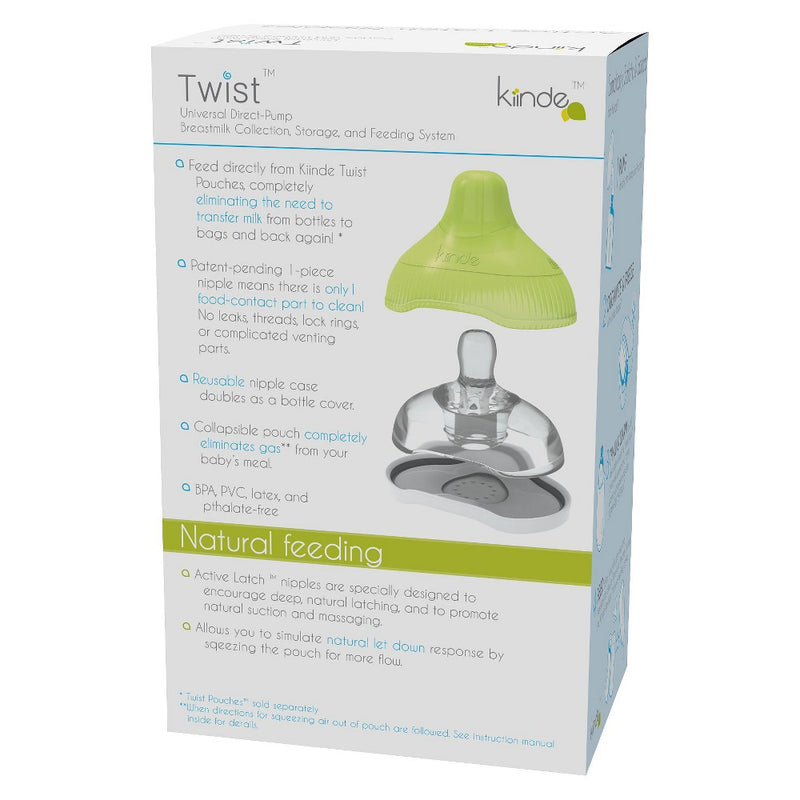 Kiinde Active Latch Silicone Baby Bottle Nipples - Fast - 2ct