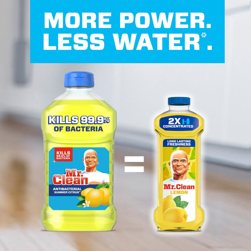 Mr. Clean Lemon Scent Dilute Summer Multi-Surface Cleaner - 64 fl oz