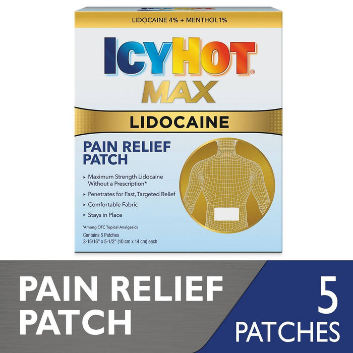 Icy Hot with Lidocaine Patch - 5ct