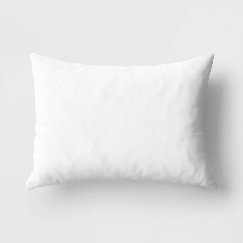 Poly Filled Lumbar Throw Pillow Ivory - Threshold
