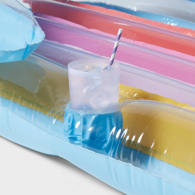 Fashion Pool Lounge Float Blue - Sun Squad