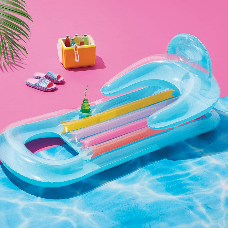 Fashion Pool Lounge Float Blue - Sun Squad