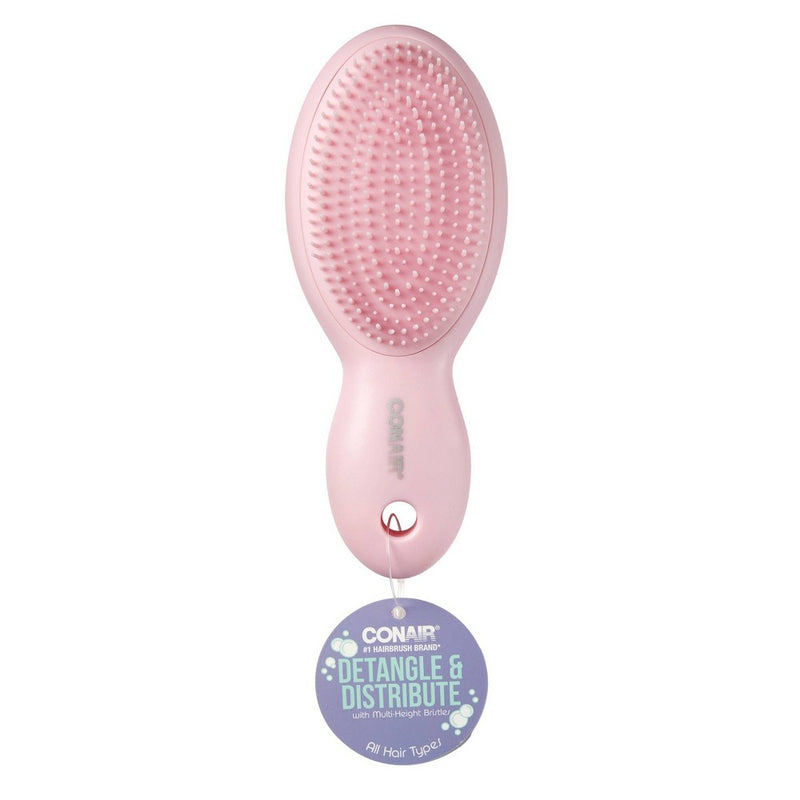 Conair Pro Compact Detangling Hair Brush - All Hair - Pink