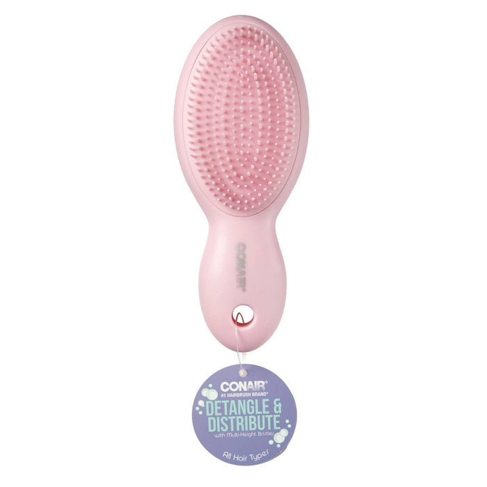 Conair Pro Compact Detangling Hair Brush - All Hair - Pink