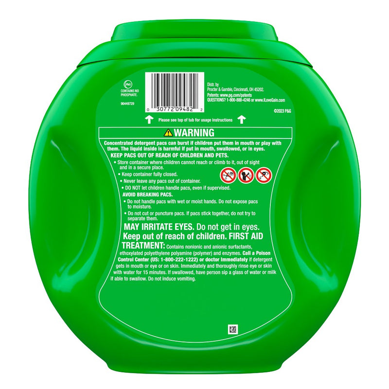 Gain Flings Laundry Detergent - Fresh & Comfy - 76ct