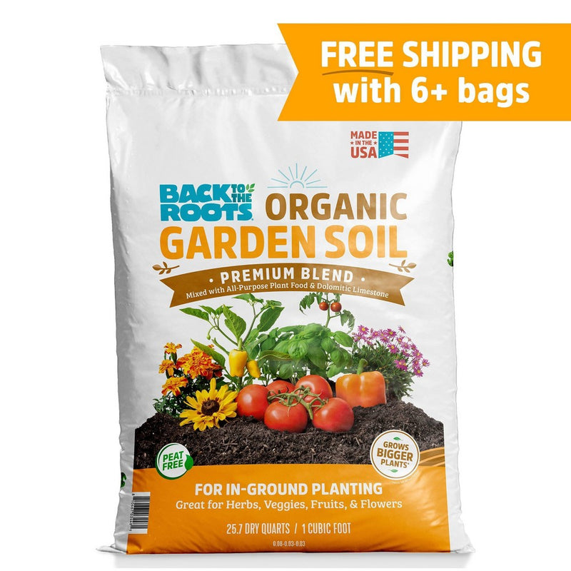 Back to the Roots 25.7qt Organic Garden Soil Premium Blend For in Ground Planting (LOCAL PICKUP ONLY)