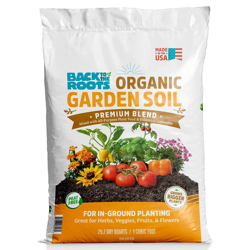 Back to the Roots 25.7qt Organic Garden Soil Premium Blend For in Ground Planting (LOCAL PICKUP ONLY)