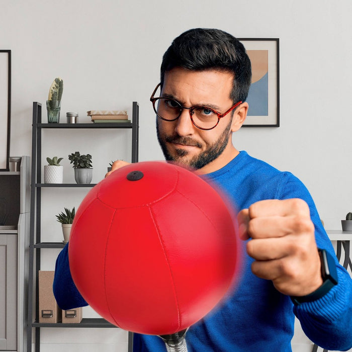 SmartGear Desk Punching Bag Red