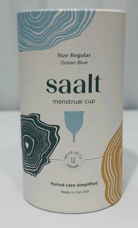 Saalt Menstrual Cup - Ocean Blue - Regular