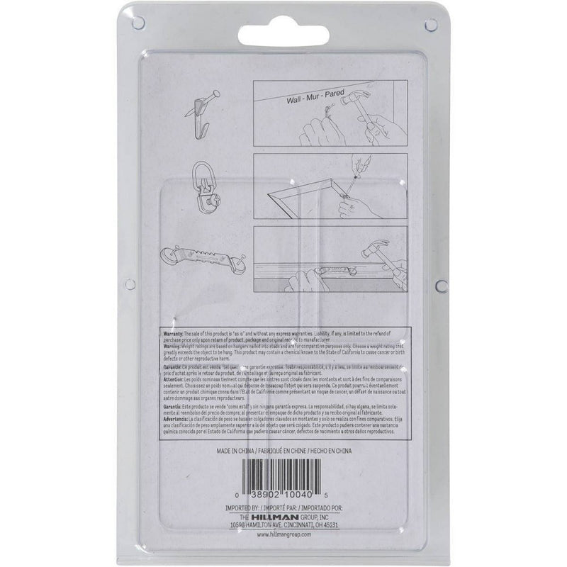Hillman 10pc 10lbs-30lbs Picture Hanging Kit