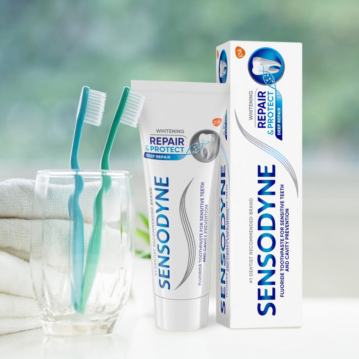 Sensodyne Repair & Protect Whitening Toothpaste - 3.4oz