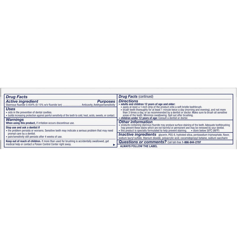Sensodyne Repair & Protect Whitening Toothpaste - 3.4oz