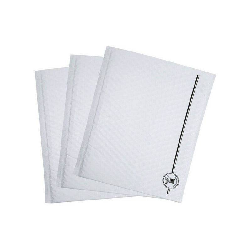 Scotch 3pk Gusseted Mailer White