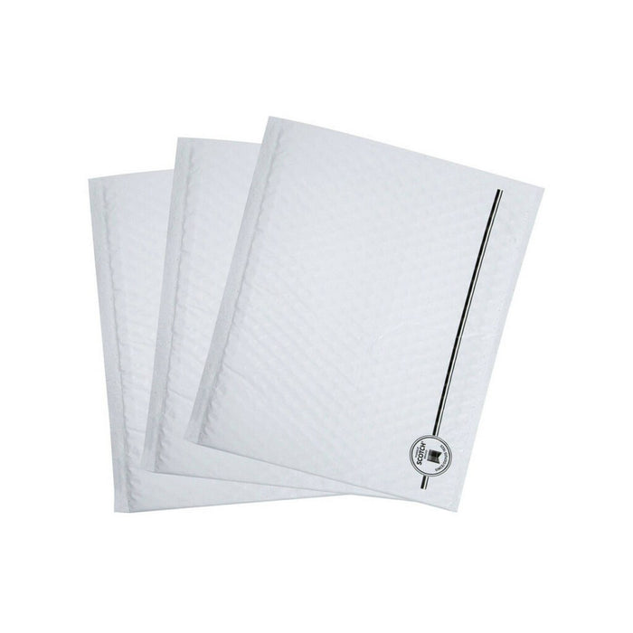 Scotch 3pk Gusseted Mailer White