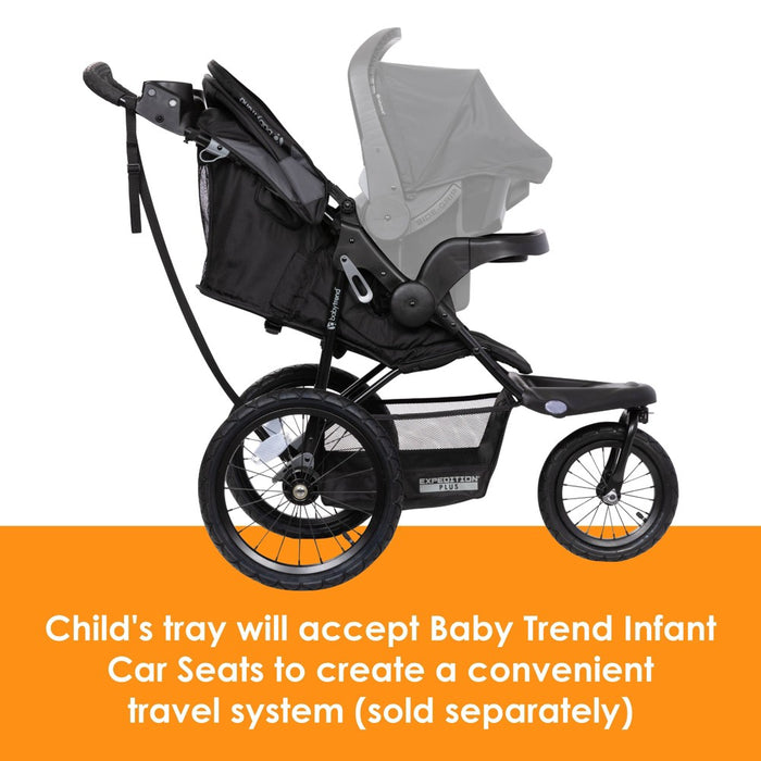 Baby Trend Expedition Plus Jogger with LED Safety Light - Madrid Black (LOCAL PICKUP ONLY)
