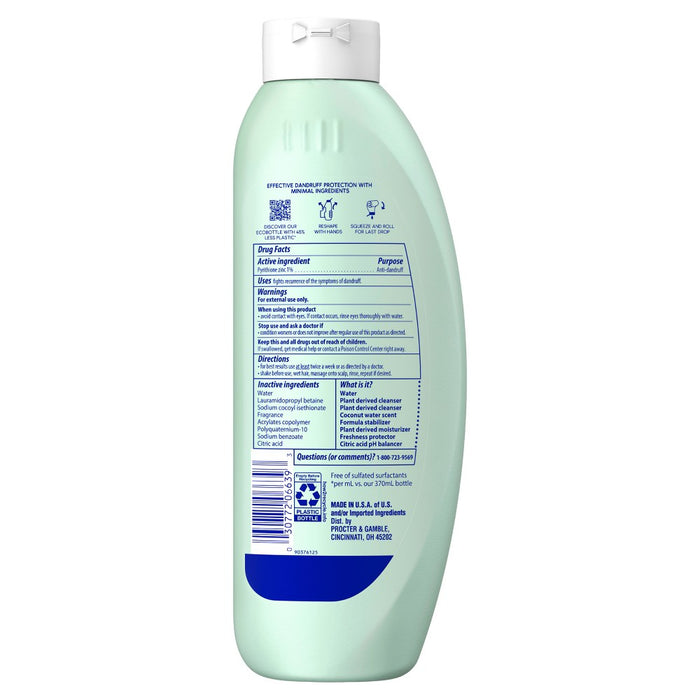 Head & Shoulders Bare Anti Dandruff Pure Clean Shampoo, Sulfate Free - 13.5 fl oz