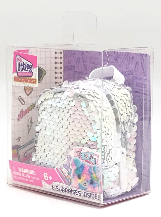 Real Littles Themed Backpack - White Spangled