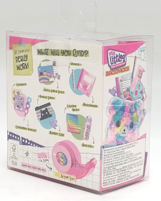 Real Littles Themed Backpack - White Spangled