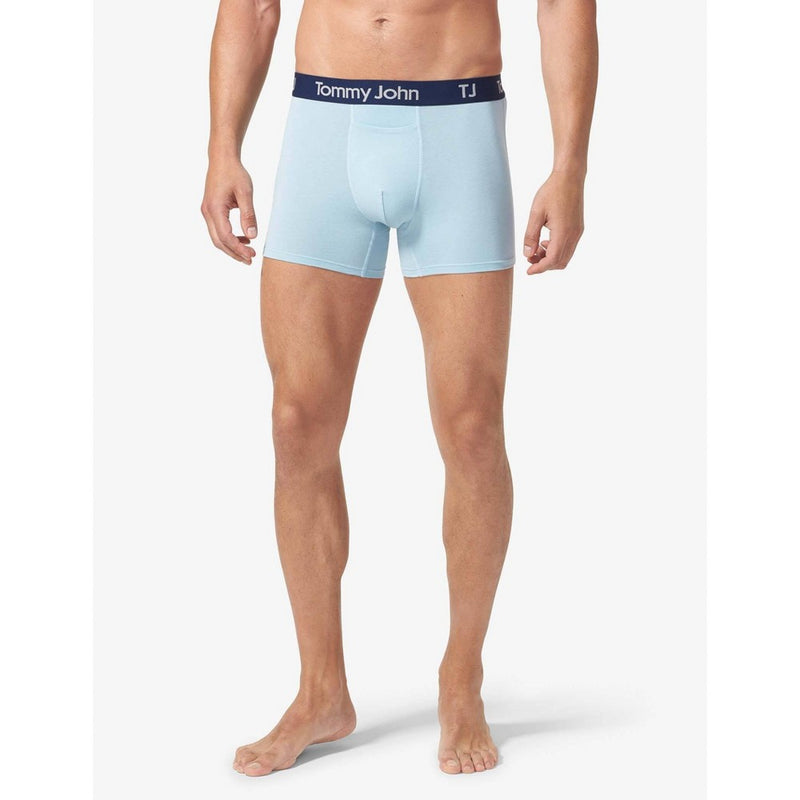 TJ | Tommy John Men's Diamond Print 4" Boxer Briefs 2pk - Blue XL