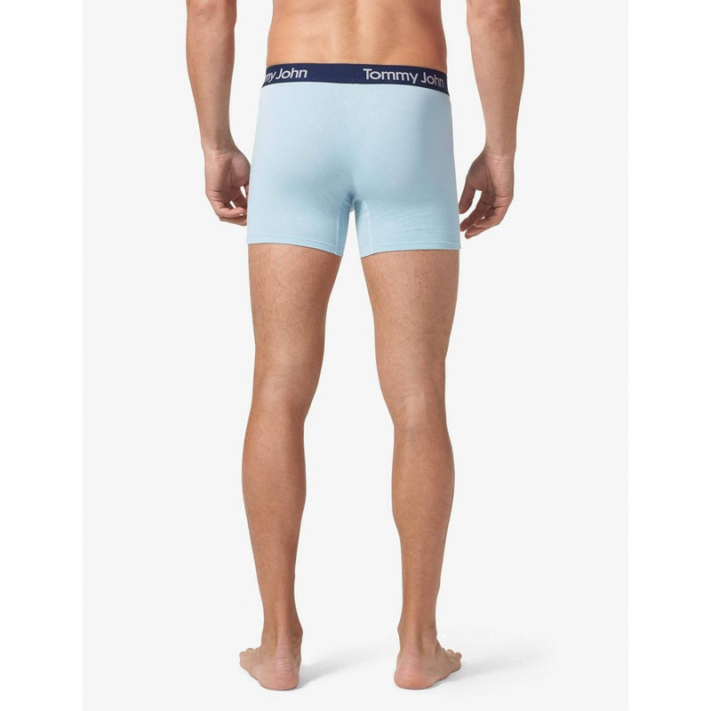 TJ | Tommy John Men's Diamond Print 4" Boxer Briefs 2pk - Blue XL