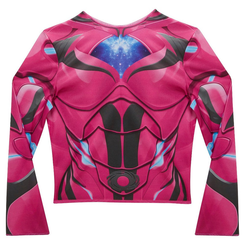 Power Rangers Pink Deluxe Ranger Dress Up Set with Light Up Chest Armor