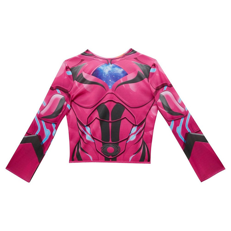 Power Rangers Pink Deluxe Ranger Dress Up Set with Light Up Chest Armor